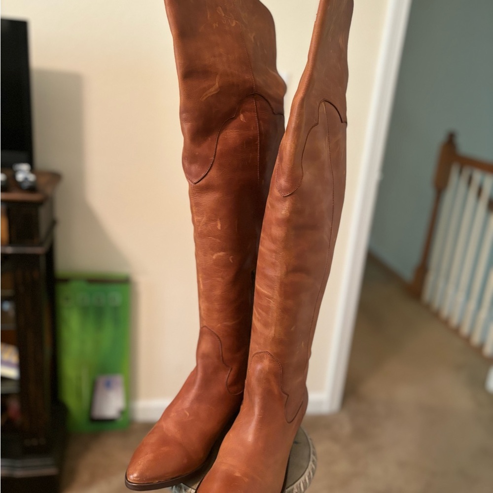 frye over the knee boots 👢